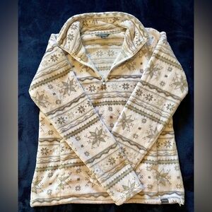 NWOT Eddie Bauer Winter Pattern Fleece size Medium